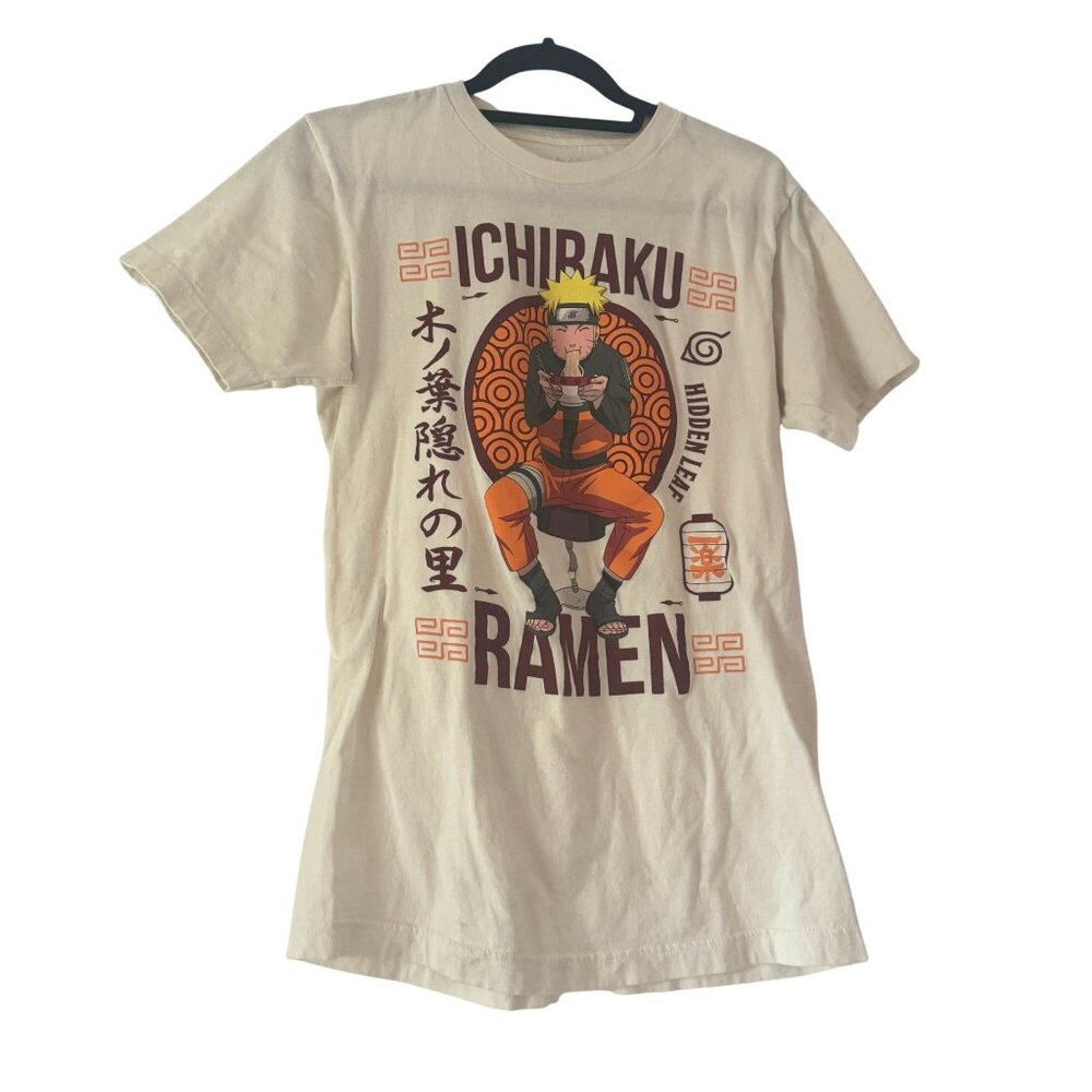 Naruto Shippuden Ichiraku Ramen SS T-Shirt Anime Graphic Tee, Size M